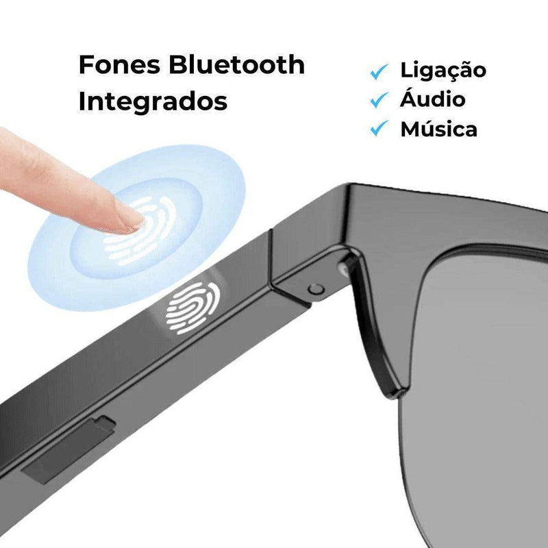 Óculos de Sol Bluetooth V5.3 Inteligente